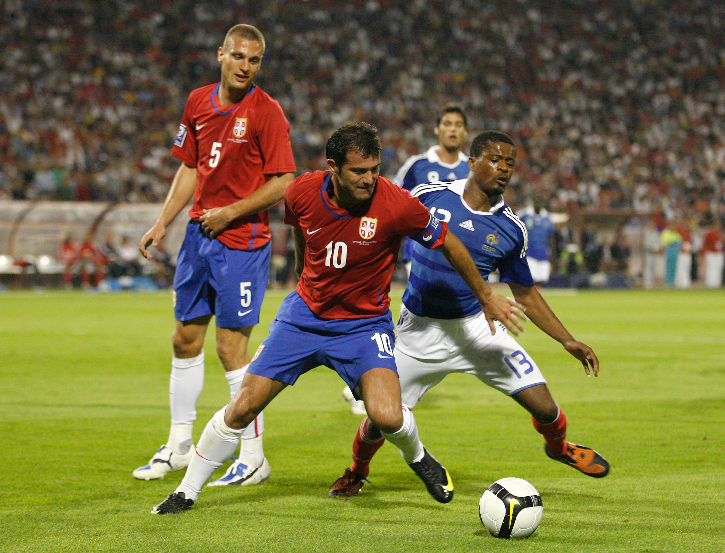 Qualifications for World Cup 2010, South Africa, Serbia Vs. France