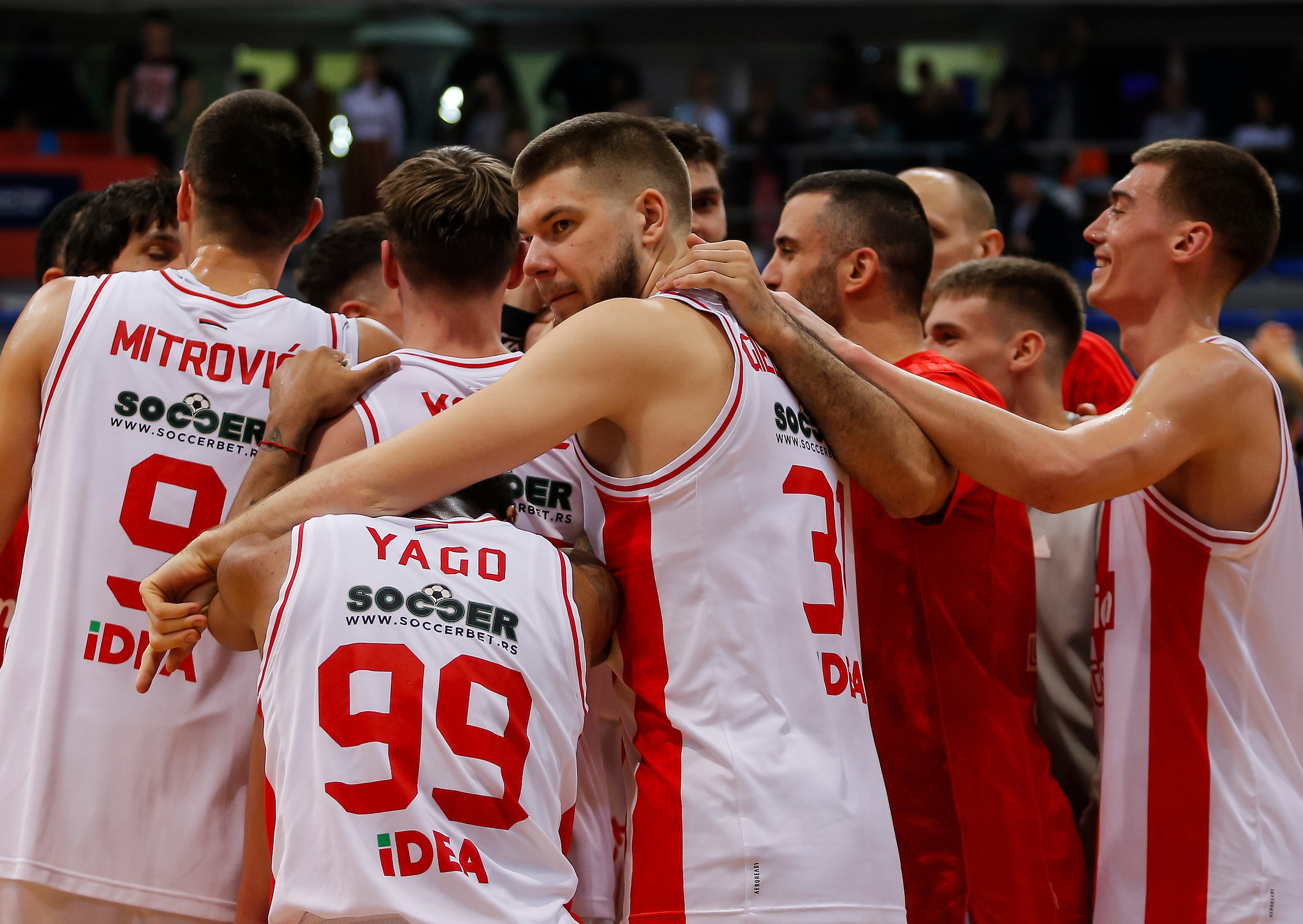 Crvena Zvezda and Cacak 94 Kup Radivoja Koraca semi finals match