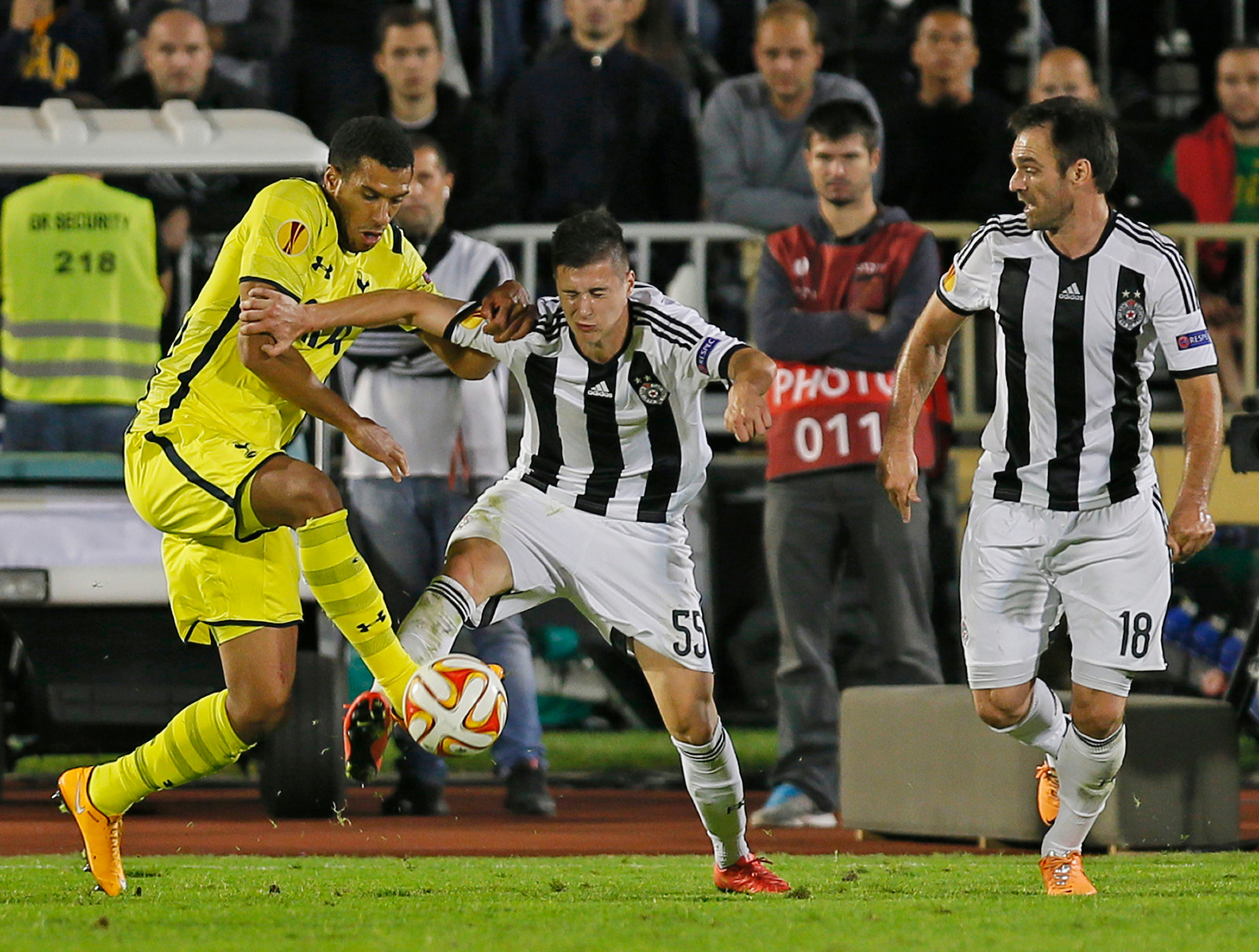 UEFA Europa League, Group C, Partizan Tottenham