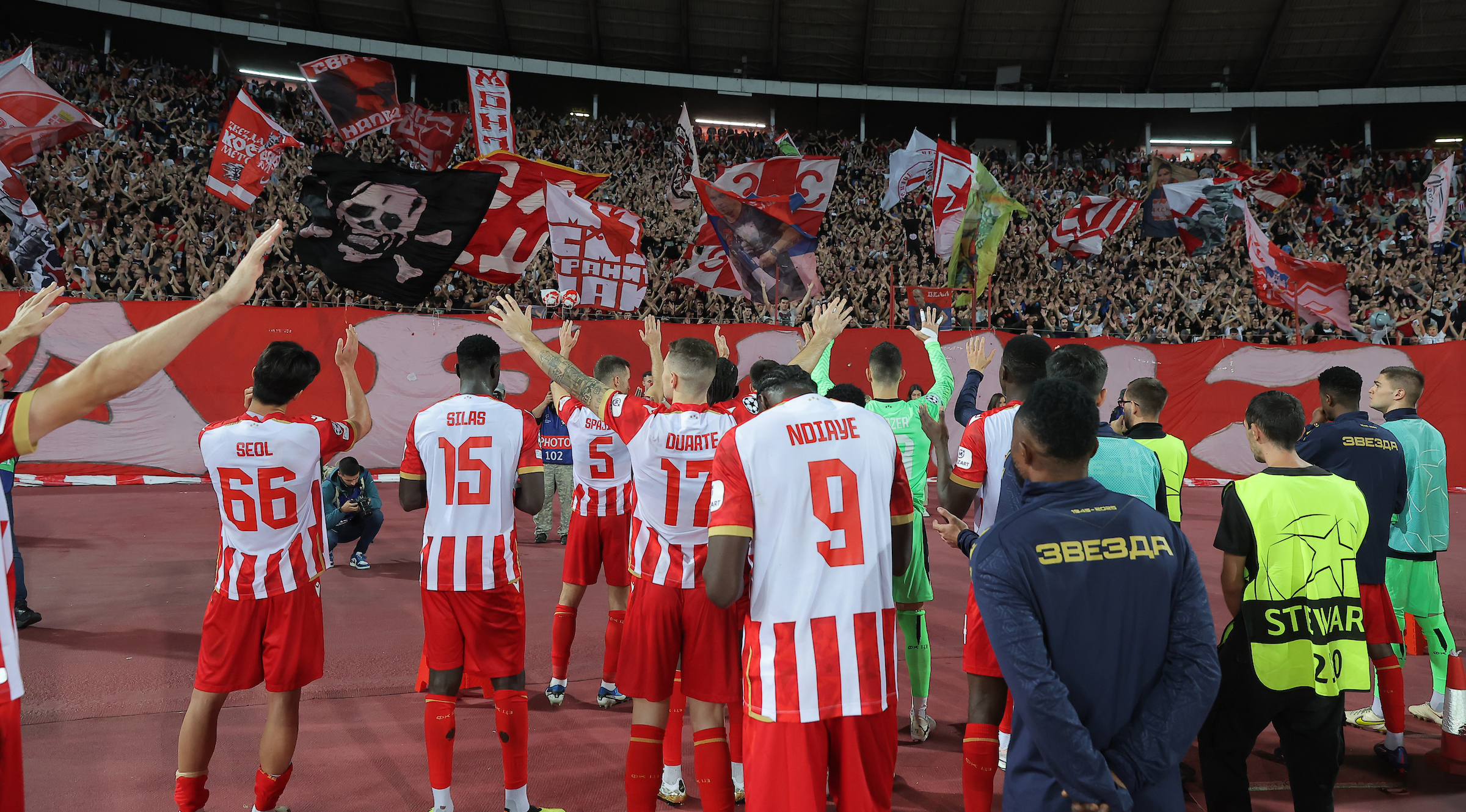 Crvena Zvezda vs Benfica, UEFA Champions League