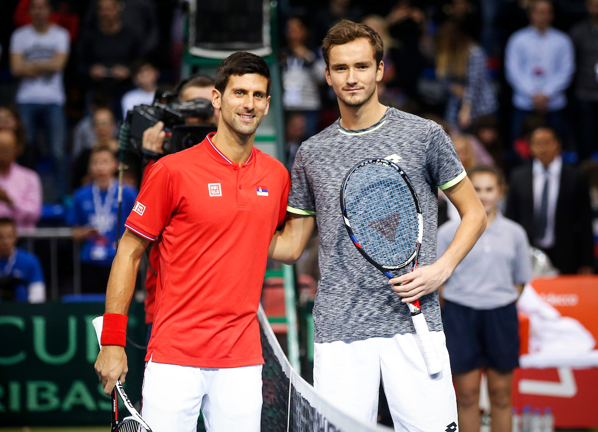 Serbia v Russia Davis Cup First round