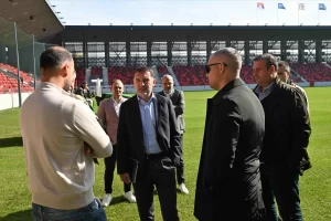 BRANKO RADUJKO U INSPEKCIJI STADIONA U LESKOVCU: „Ispravićemo tuđe greške“! (FOTO) (VIDEO)
