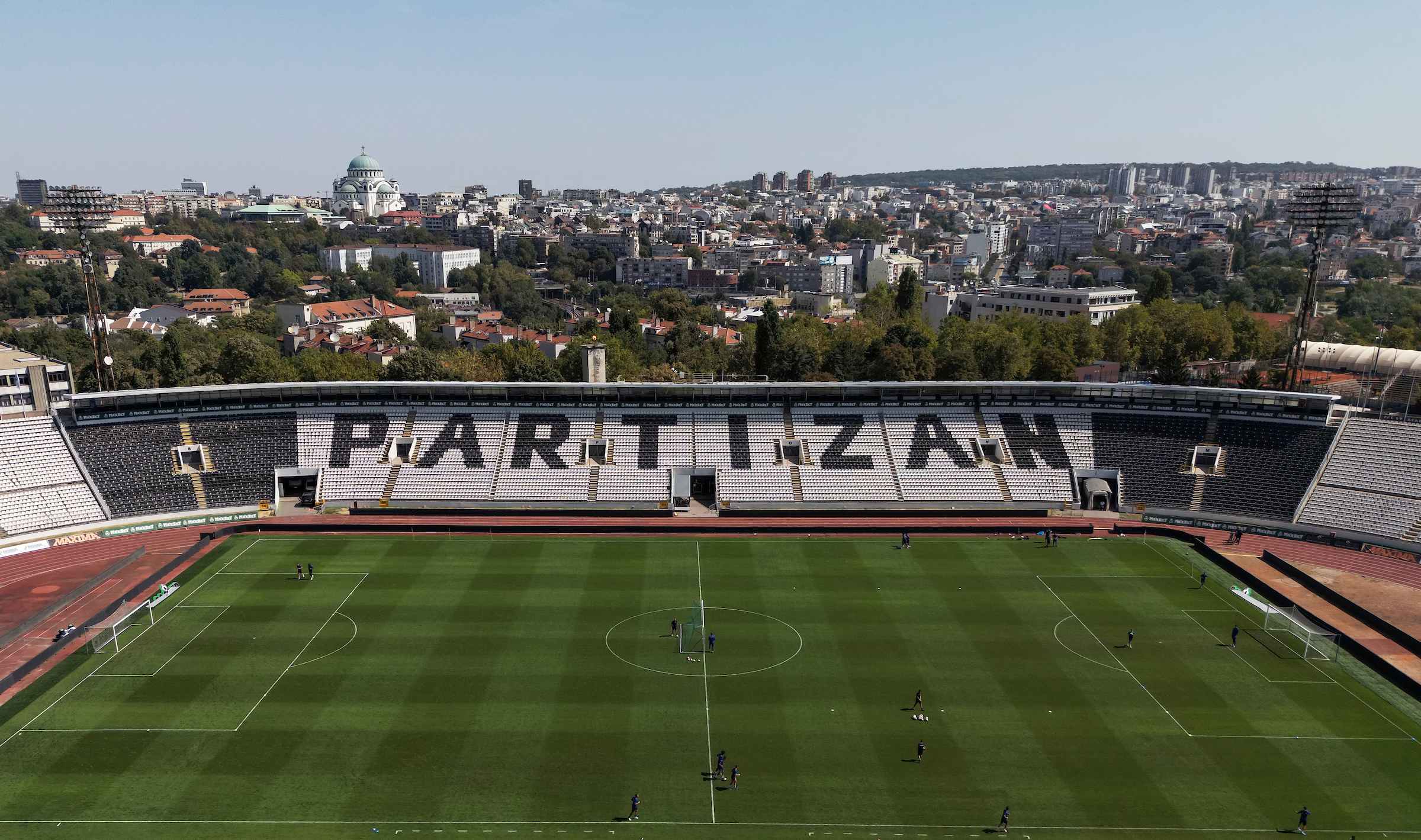 Stadion FK Partizan Drone Total