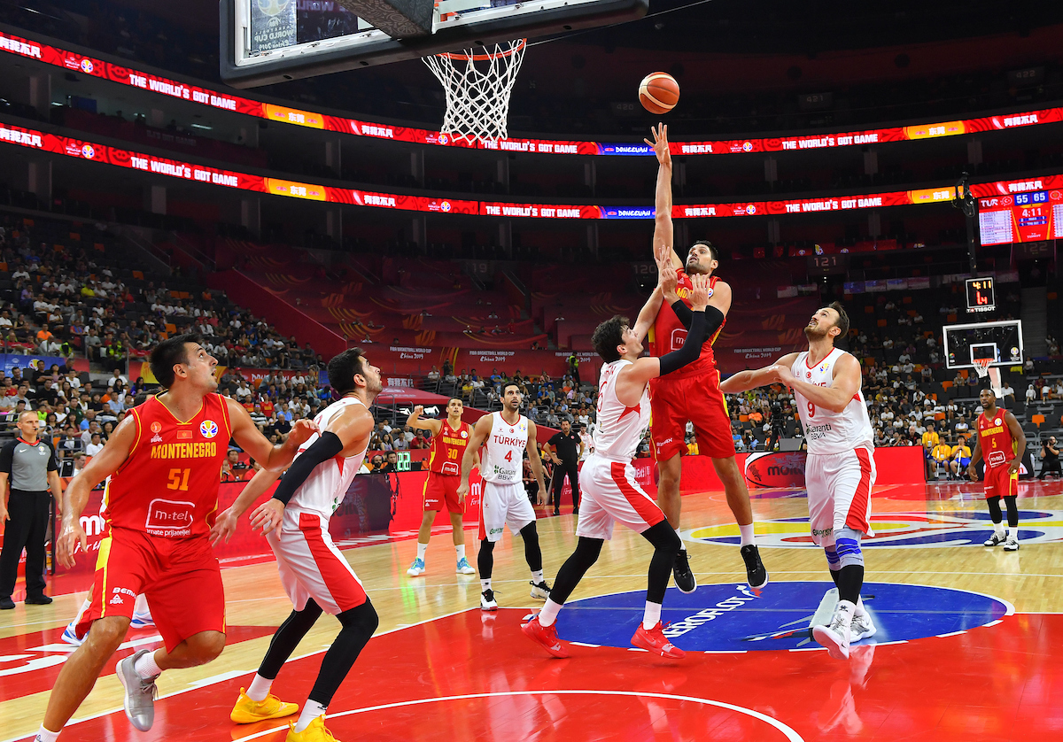 (SP)CHINA DONGGUAN BASKETBALL FIBA WORLD CUP GROUP O TUR VS MNE(CN)