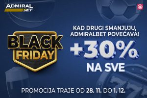 ADMIRALBET: Zašto je Crni petak najbolja prilika za pametne odluke?