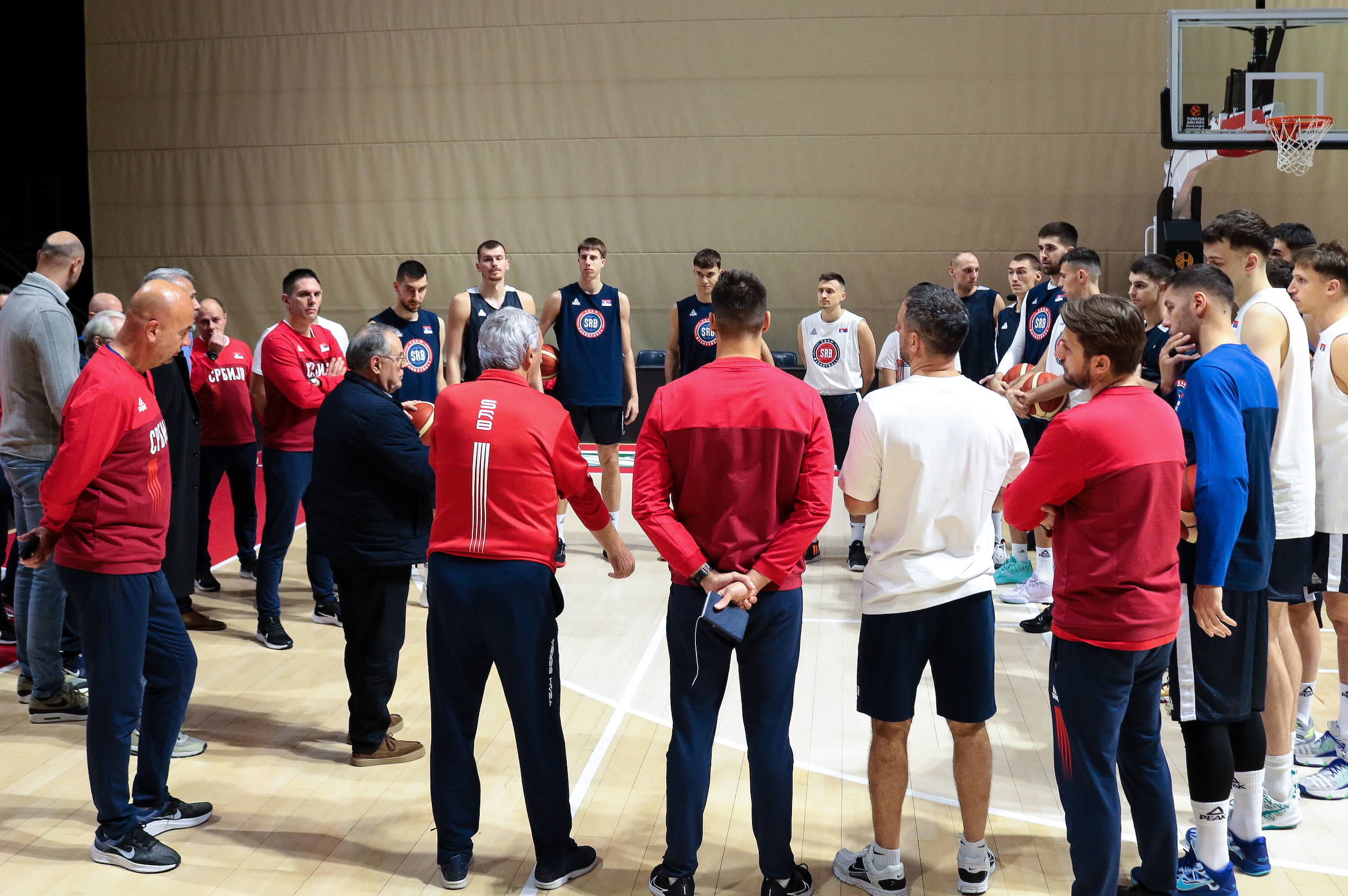 Serbia Men's National Basketball Team Open Practice ahead of FIBA EuroBasket 2025 Qualifiers