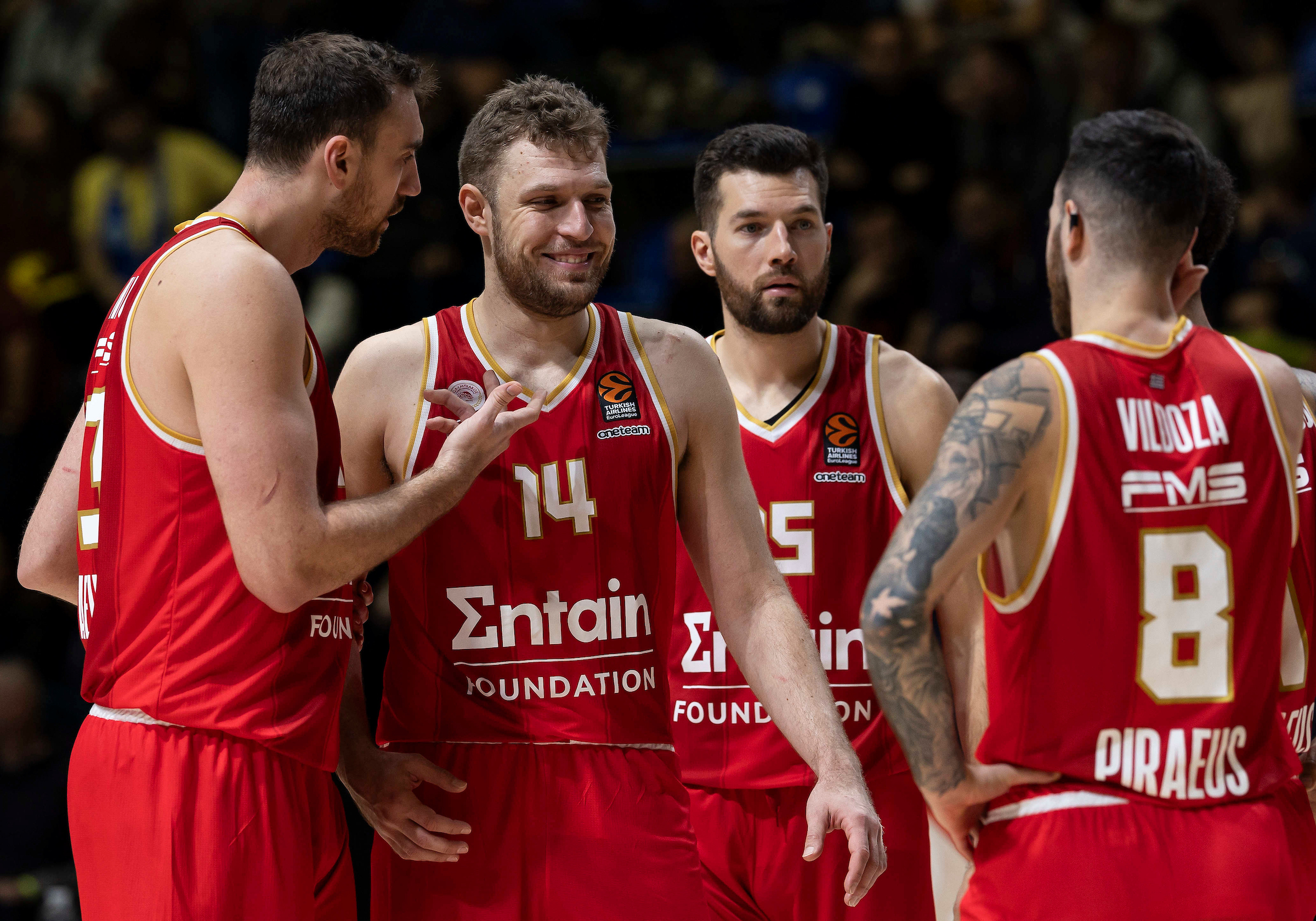 Maccabi Playtika Tel Aviv vs Olympiacos Turkish Airlines EuroLeague