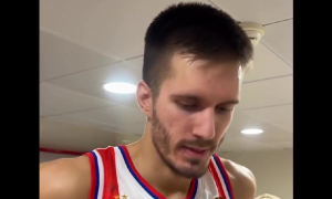 URNEBESAN KOMENTAR FILIPA PETRUŠEVA: Zvezdin košarkaš isprozivao halu košarkaša Monaka! (VIDEO)