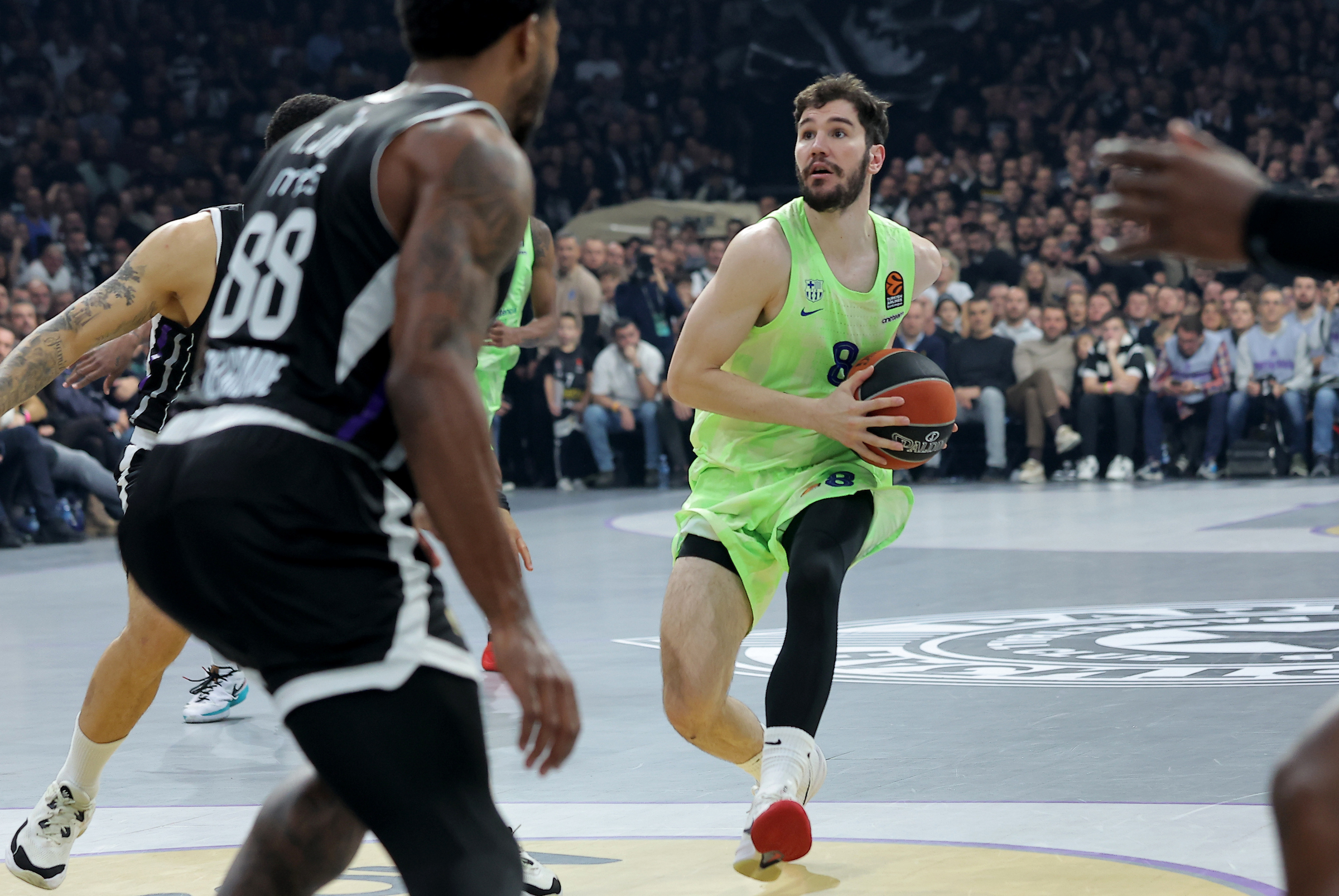 Partizan v Barcelona, Euroleague basketball match, regular season, round 9