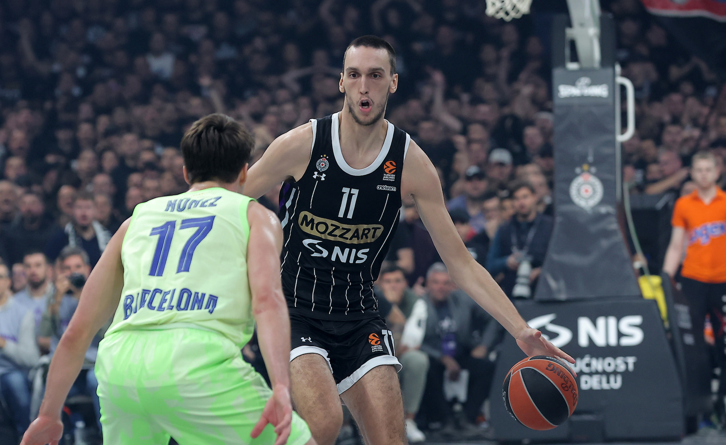 Partizan v Barcelona, Euroleague basketball match, regular season, round 9