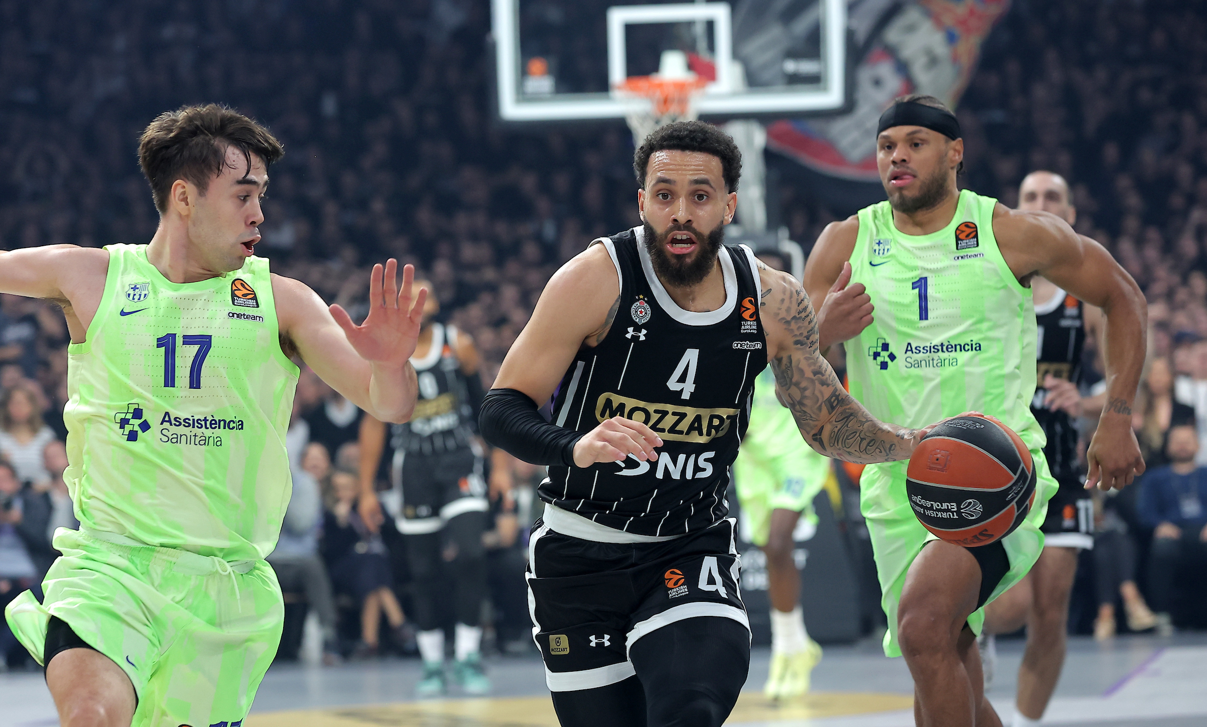 Partizan v Barcelona, Euroleague basketball match, regular season, round 9