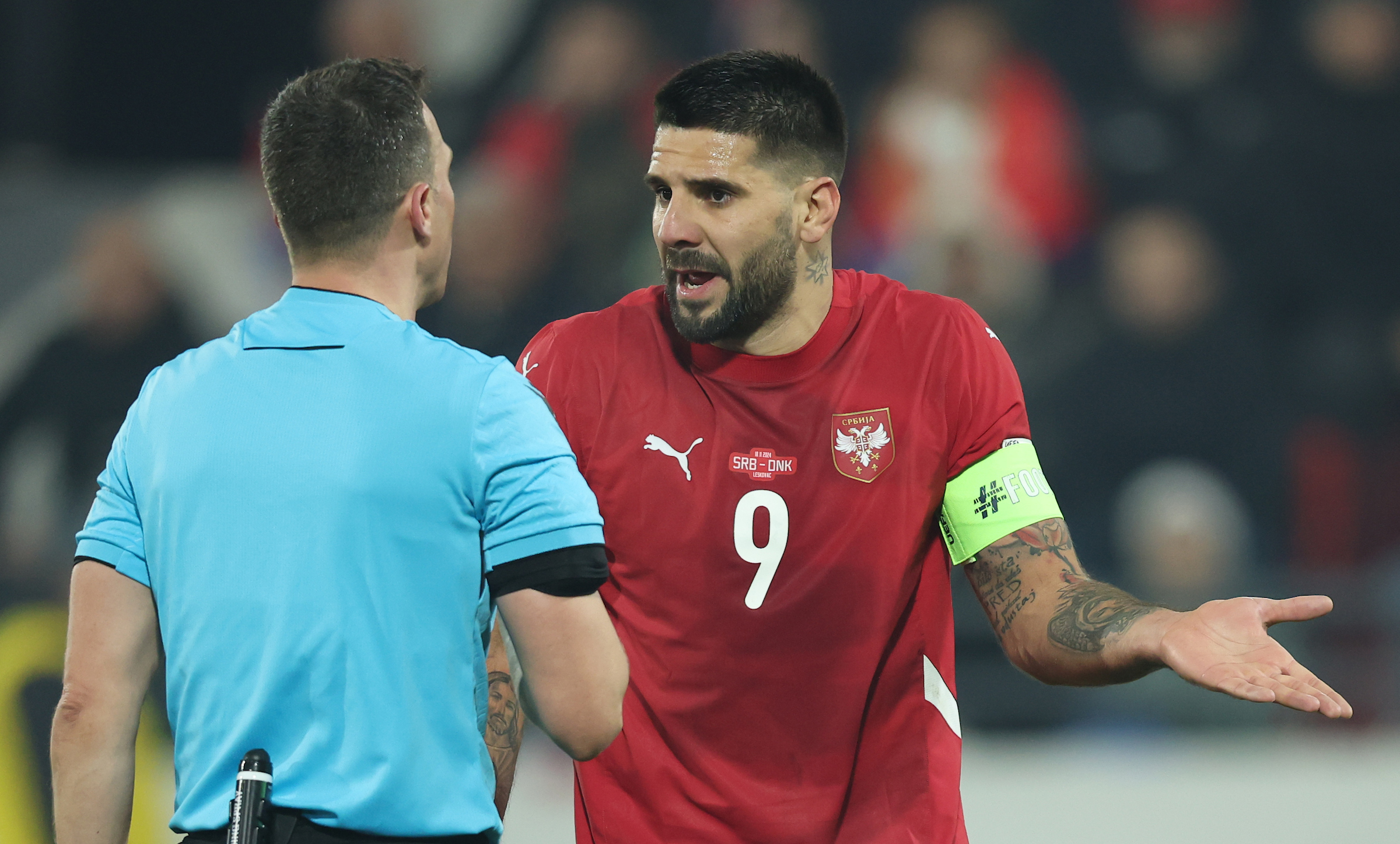 Serbia v Denmark, UEFA Nations League, League A Group A4