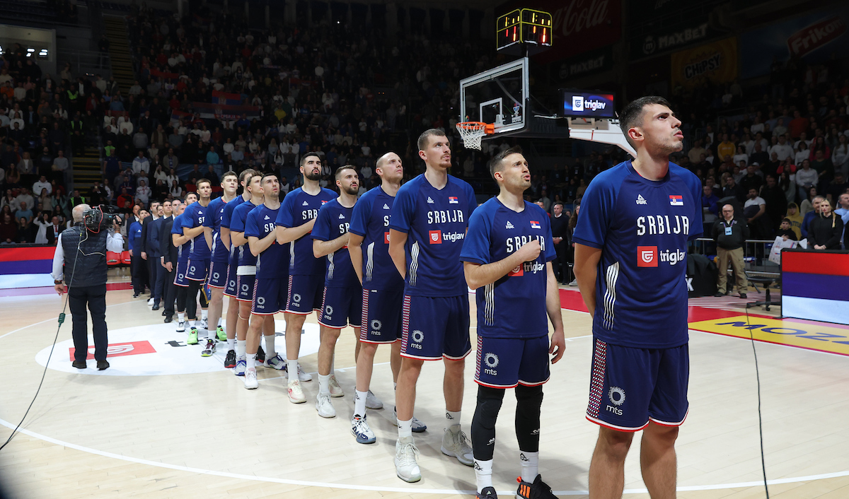 Serbia v Denmark, group G, FIBA Eurobasket 2025 qualifier