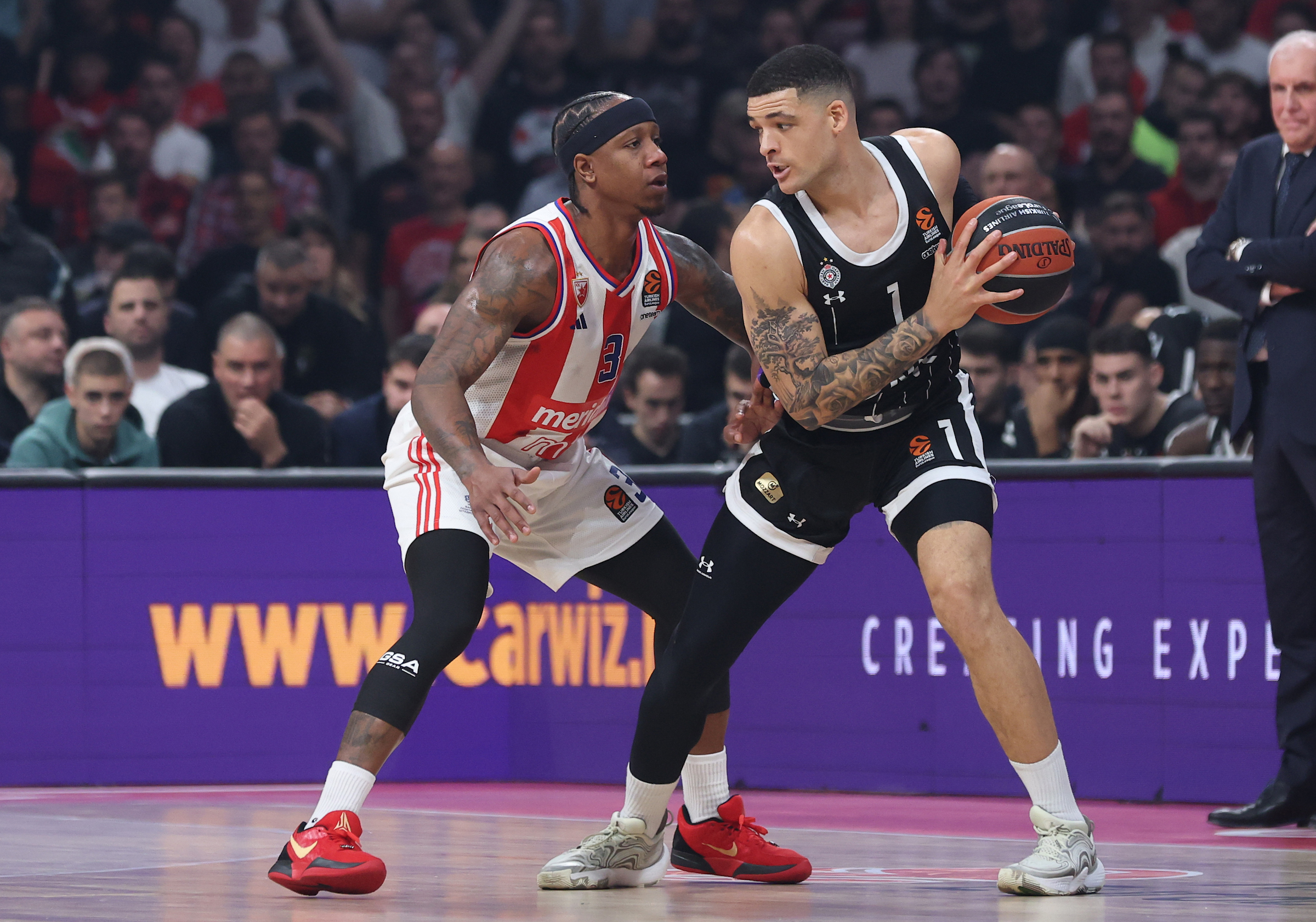 Crvena Zvezda v Partizan, Euroleague basketball match, regular season, round 11