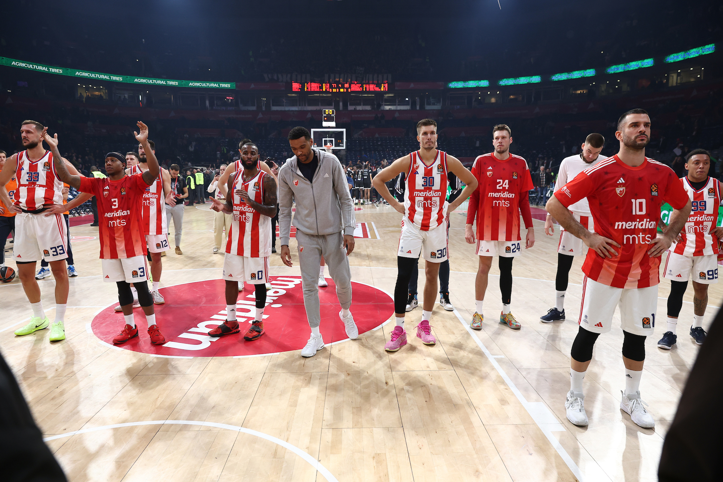 Crvena Zvezda v Partizan, Euroleague basketball match, regular season, round 11