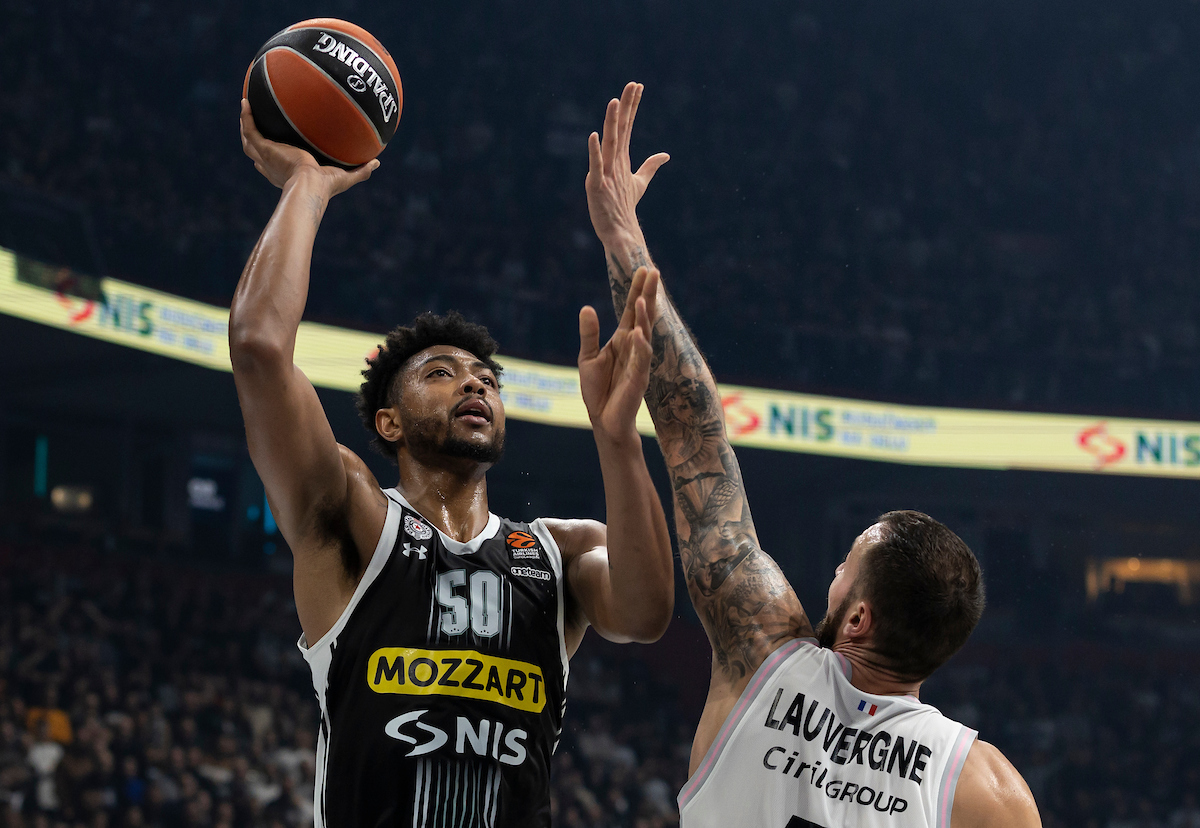 Partizan Mozzart Bet Belgrade v LDLC Asvel Villeurbanne 2023/2024 Turkish Airlines EuroLeague