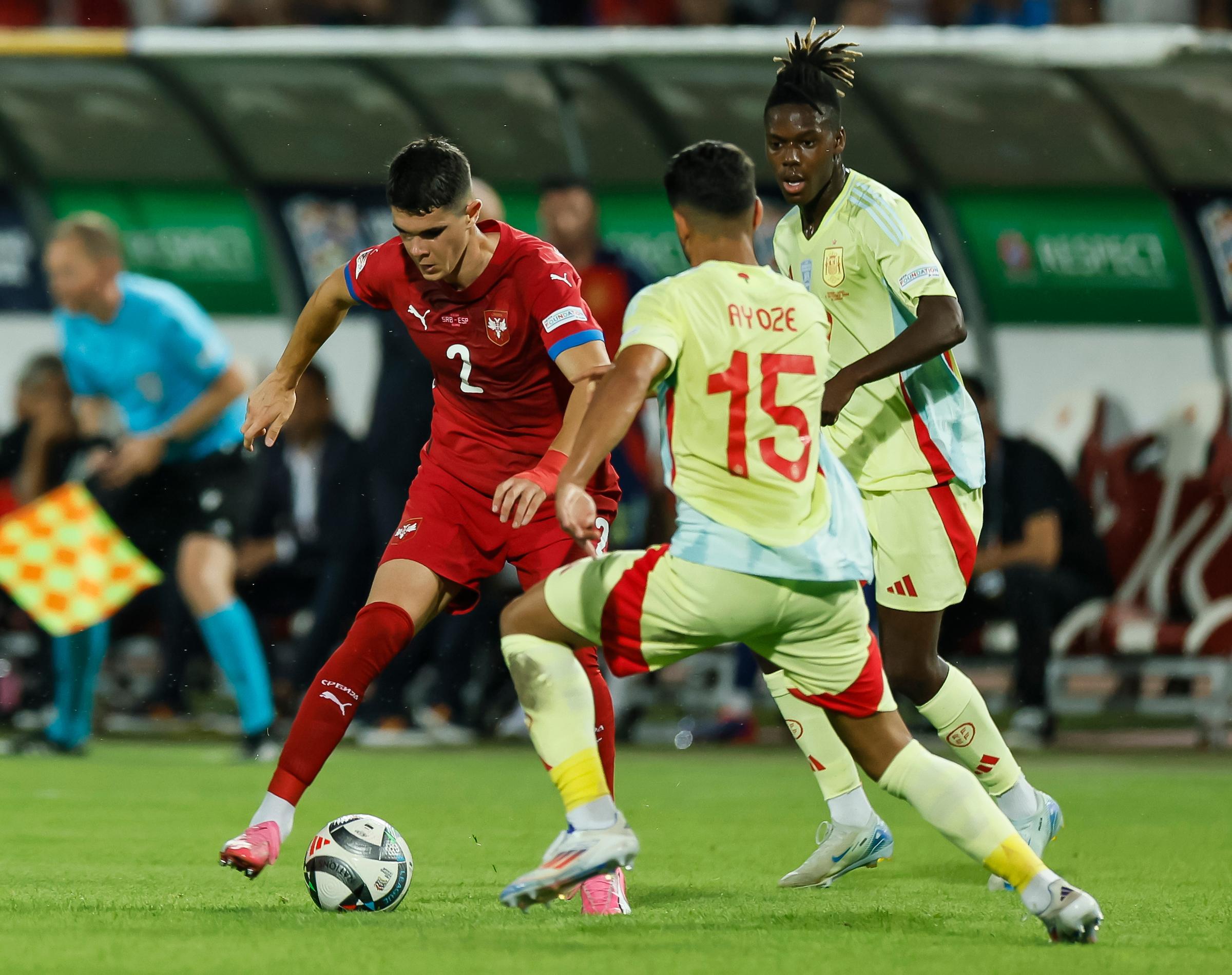 Serbia v Spain UEFA Nations League 2024/25 League A Group A4