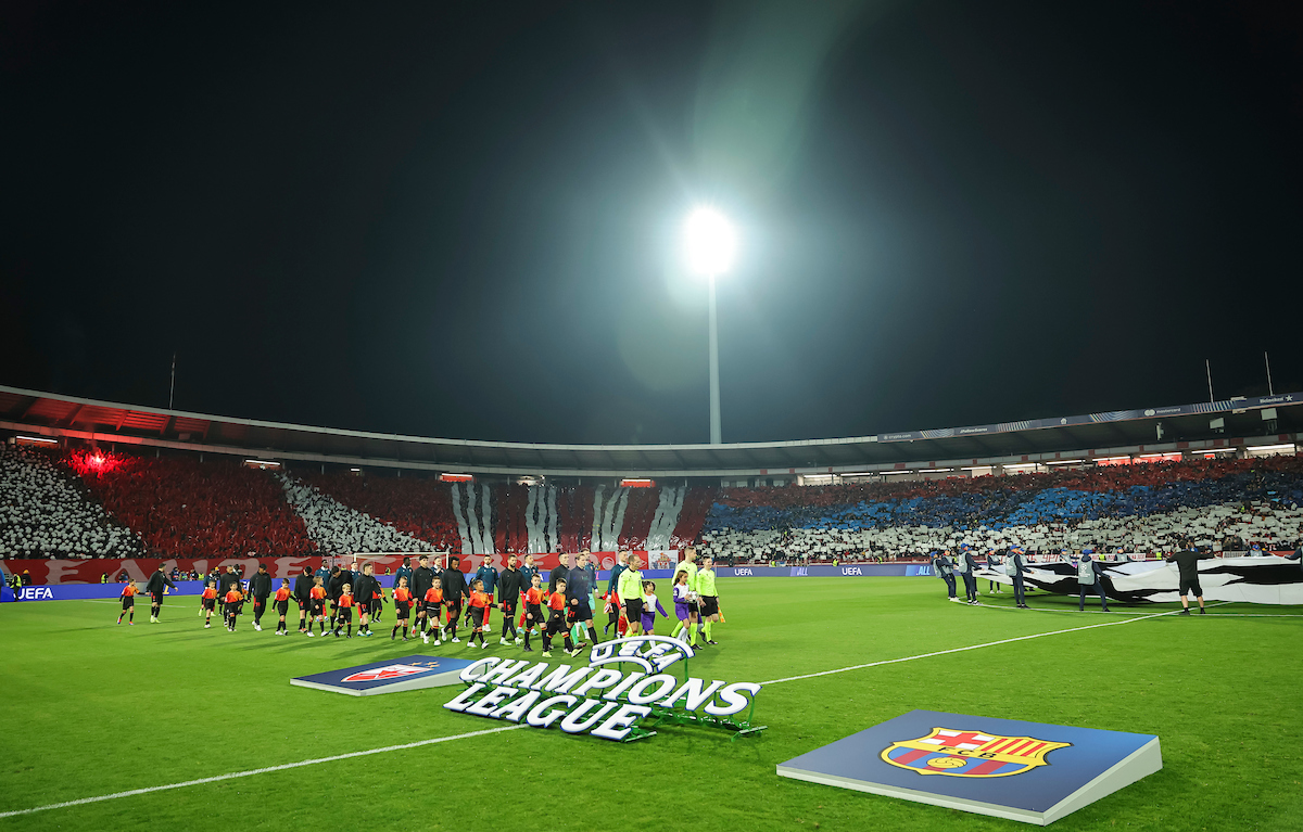 Crvena Zvezda v FC Barcelona UEFA Champions League