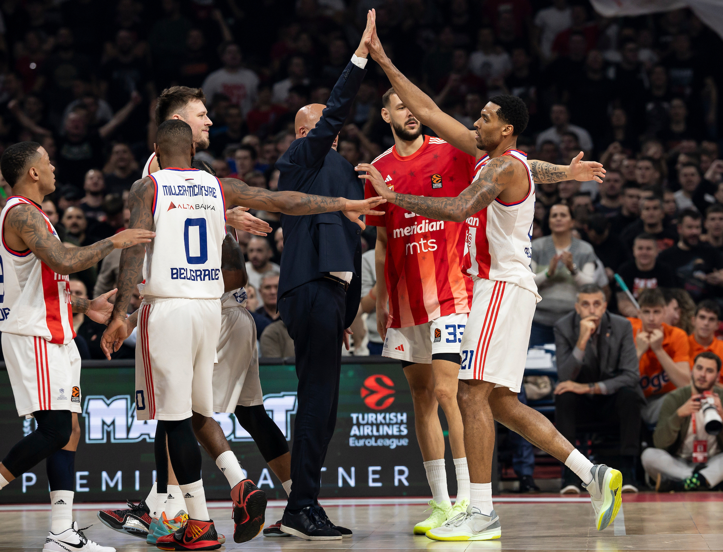 Crvena Zvezda Meridianbet Belgrade v Maccabi Turkish Airlines EuroLeague