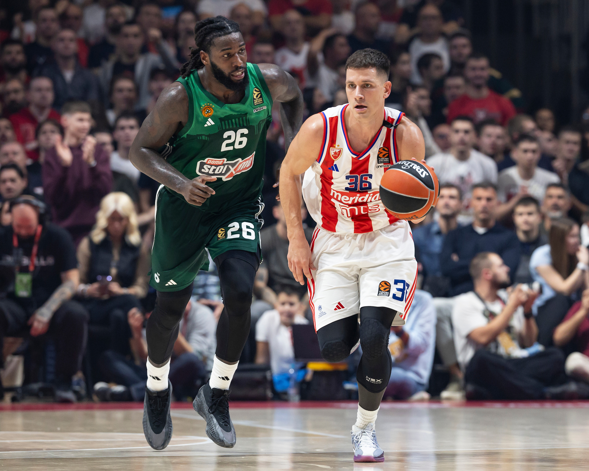 Crvena Zvezda Meridianbet Belgrade v Panathinaikos Aktor Athens Turkish Airlines EuroLeague