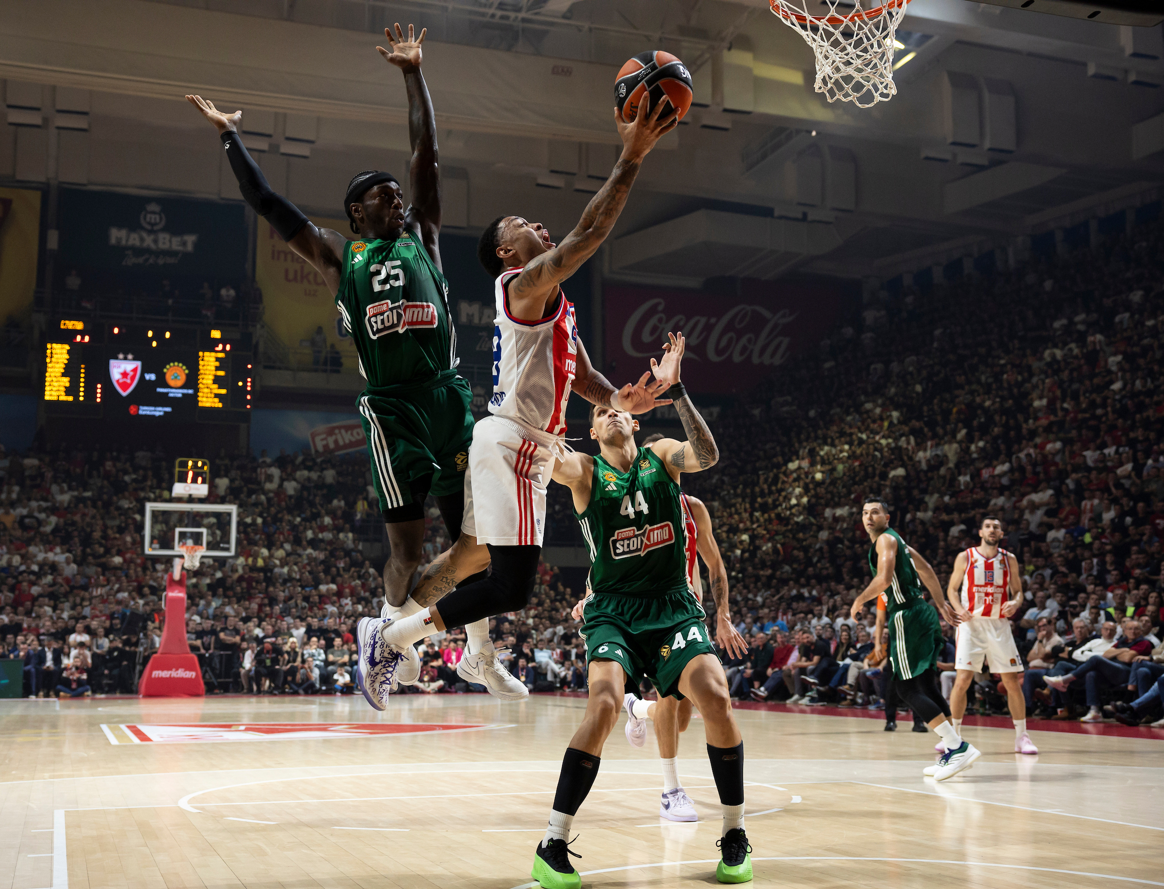 Crvena Zvezda Meridianbet Belgrade v Panathinaikos Aktor Athens Turkish Airlines EuroLeague