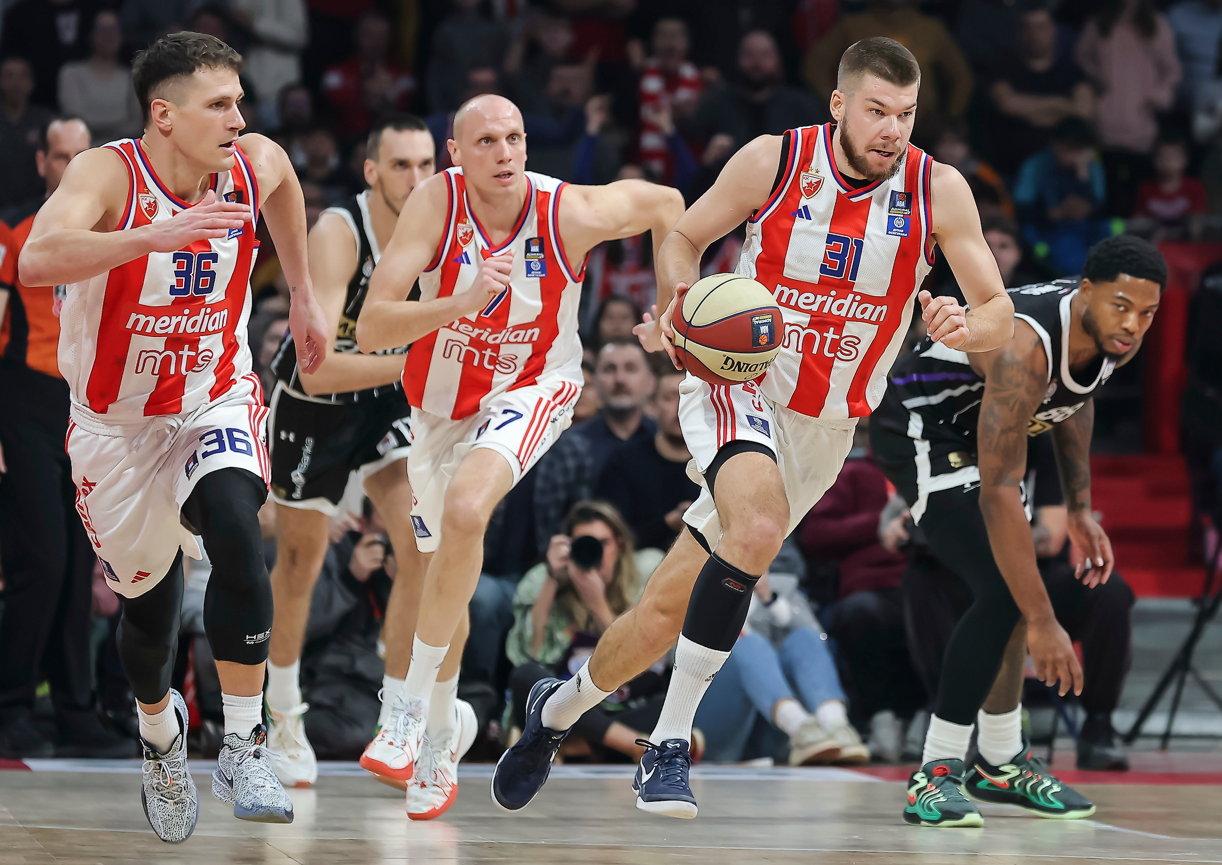 Crvena Zvezda v Partizan, 23.12.2024. ABA League, Season 2024/25