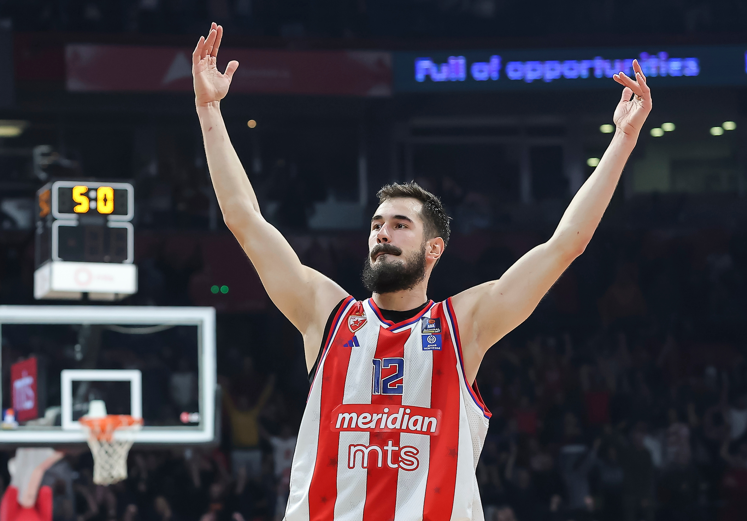 Crvena Zvezda v Partizan, 23.12.2024. ABA League, Season 2024/25