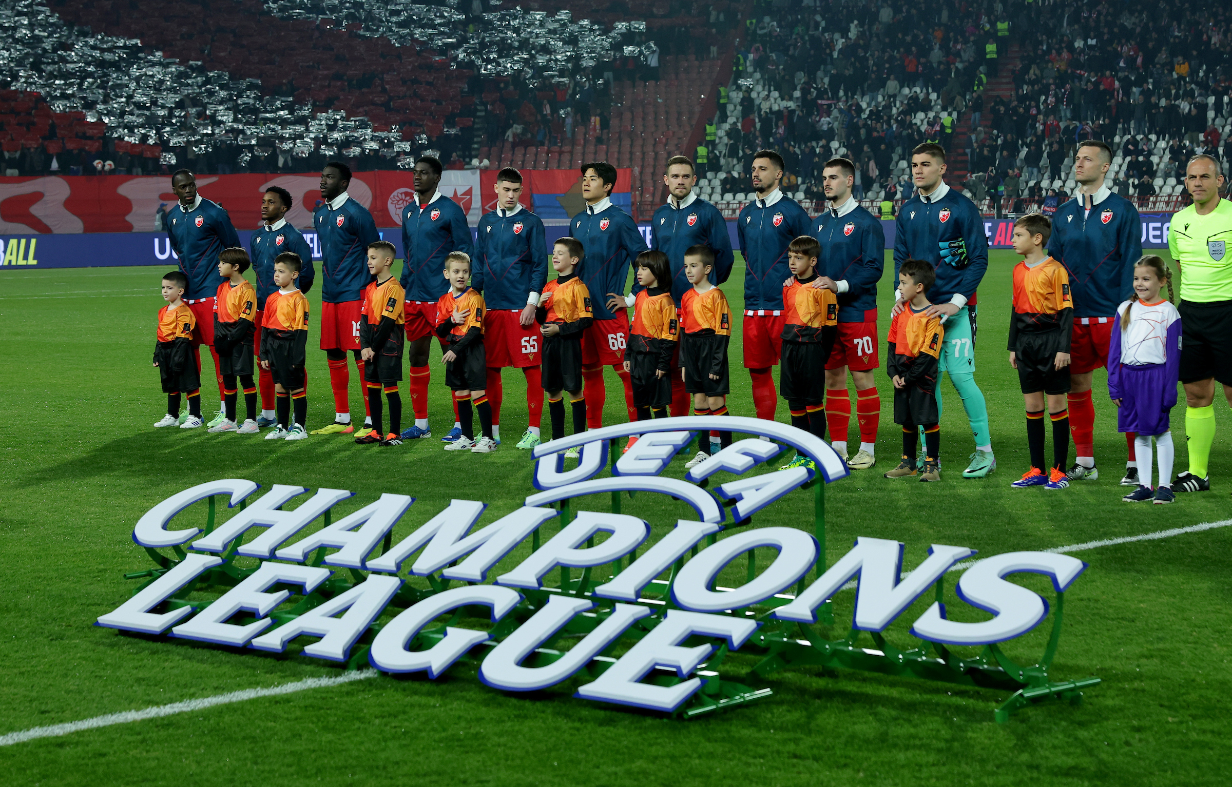 Crvena Zvezda v VfB Stuttgart UEFA Champions League