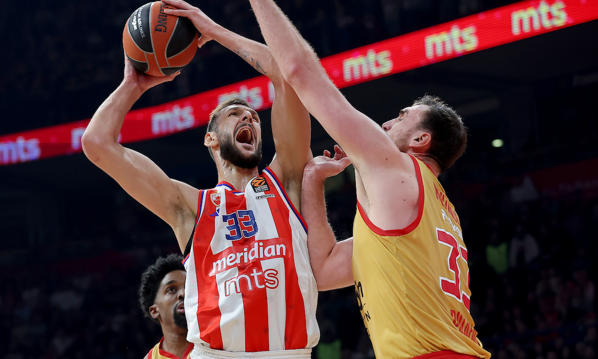 Crvena Zvezda v Olympiacos, Euroleague basketball match, regular season, round 15