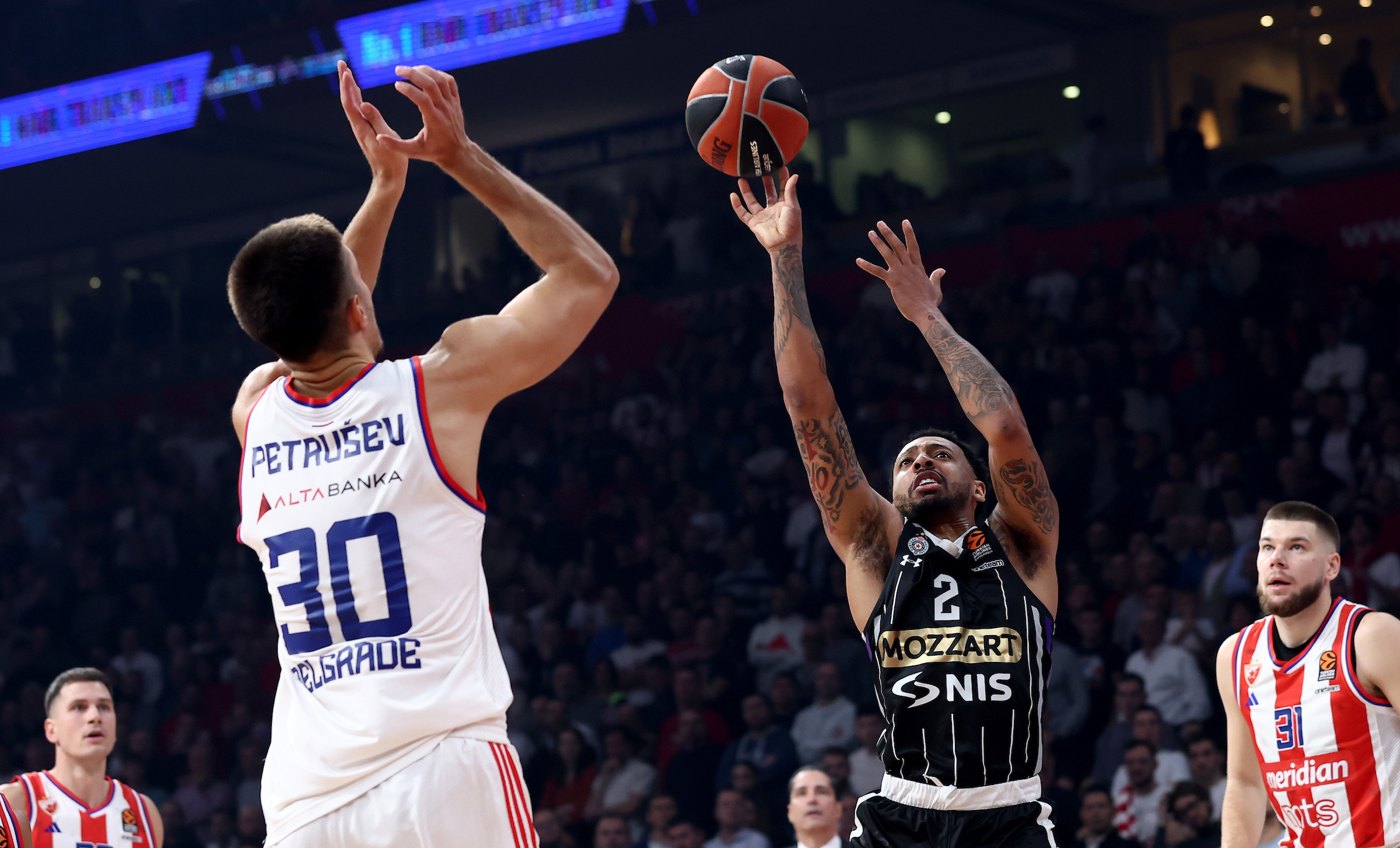 Crvena Zvezda v Partizan, Euroleague basketball match, regular season, round 11