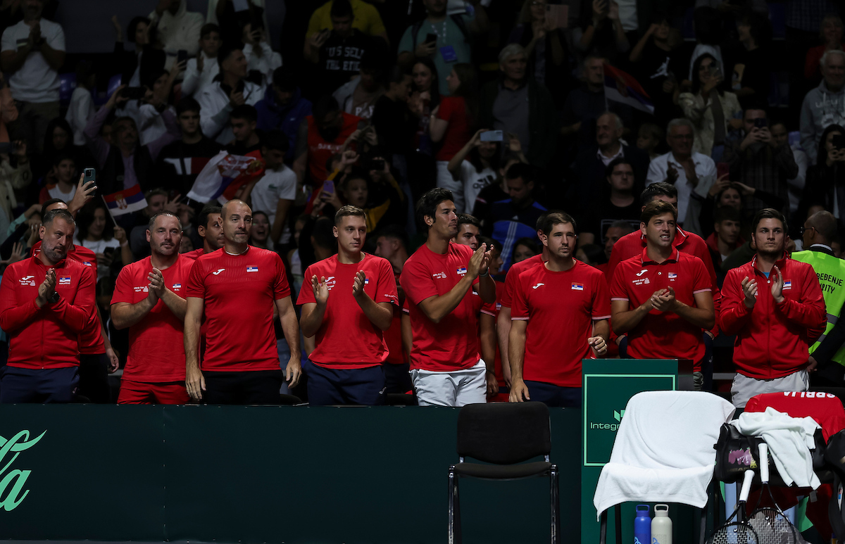 Srbija v Grcka 2024 Davis Cup World Group I