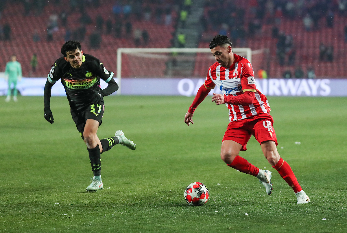 FK Crvena Zvezda v PSV Eindhoven UEFA Champions League 2024/25 League Phase MD7, Belgrade, Serbia