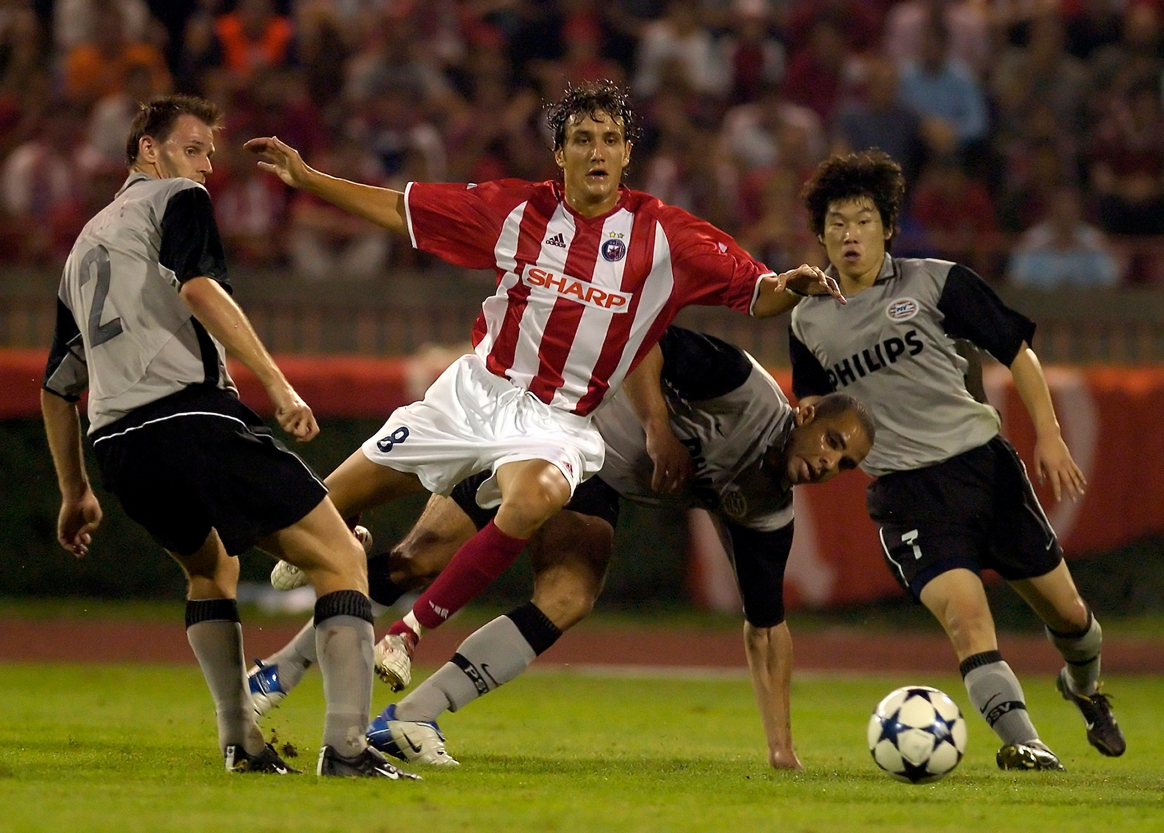 Crvena Zvezda Vs. PSV (Eindhoven), UEFA champions league qualifications , season 2004/05