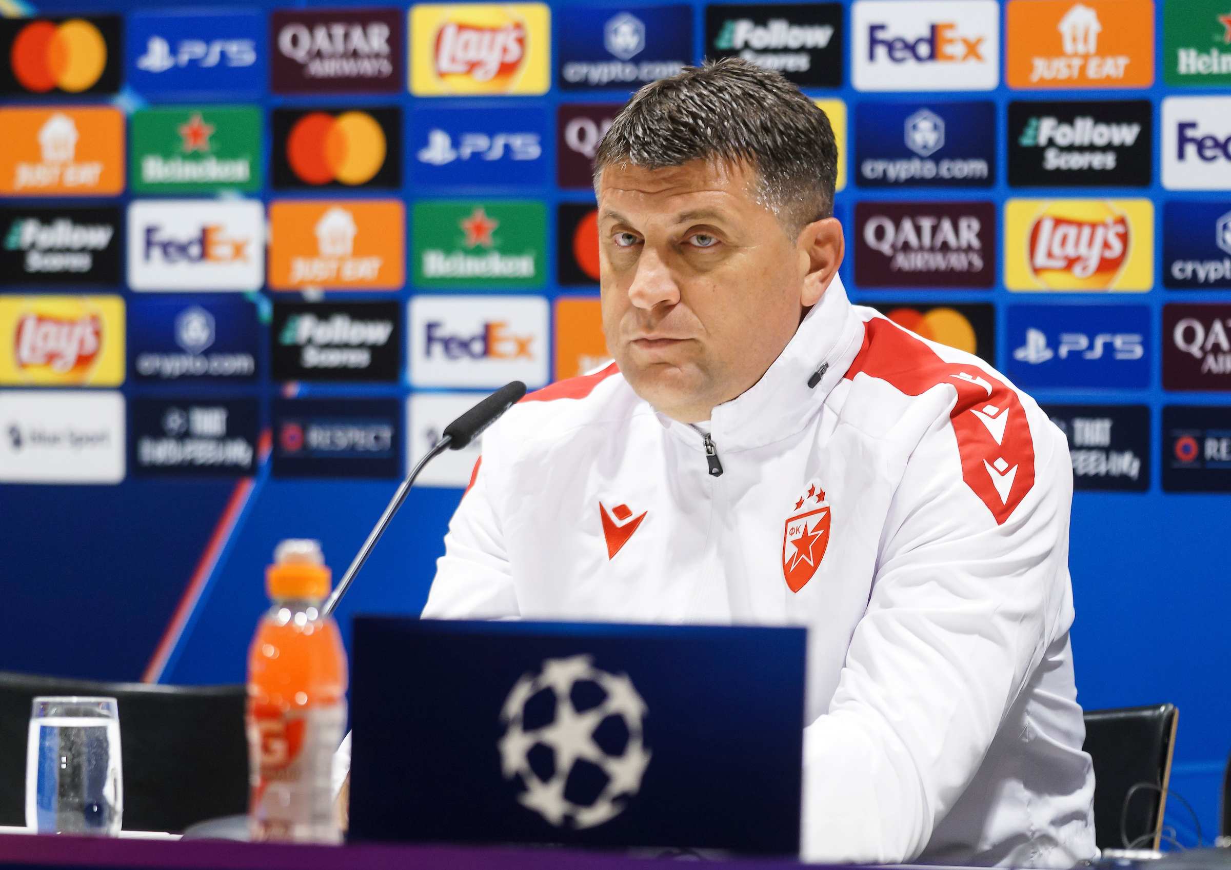 Press Conference ahead of the BSC Young Boys v FK Crvena Zvezda UEFA Champions League 2024/25 League Phase MD8