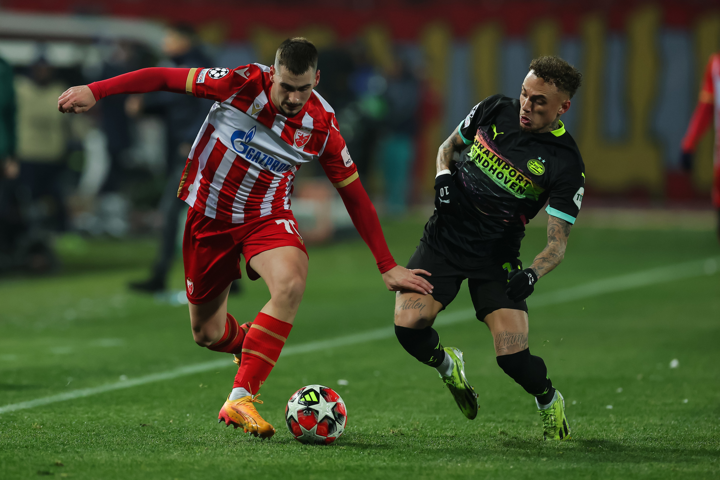 Crvena Zvezda v PSV Eindhoven UEFA Champions League