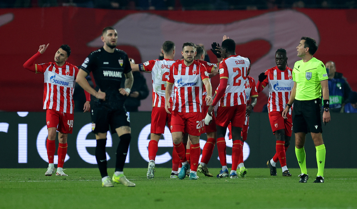 Crvena Zvezda v VfB Stuttgart UEFA Champions League