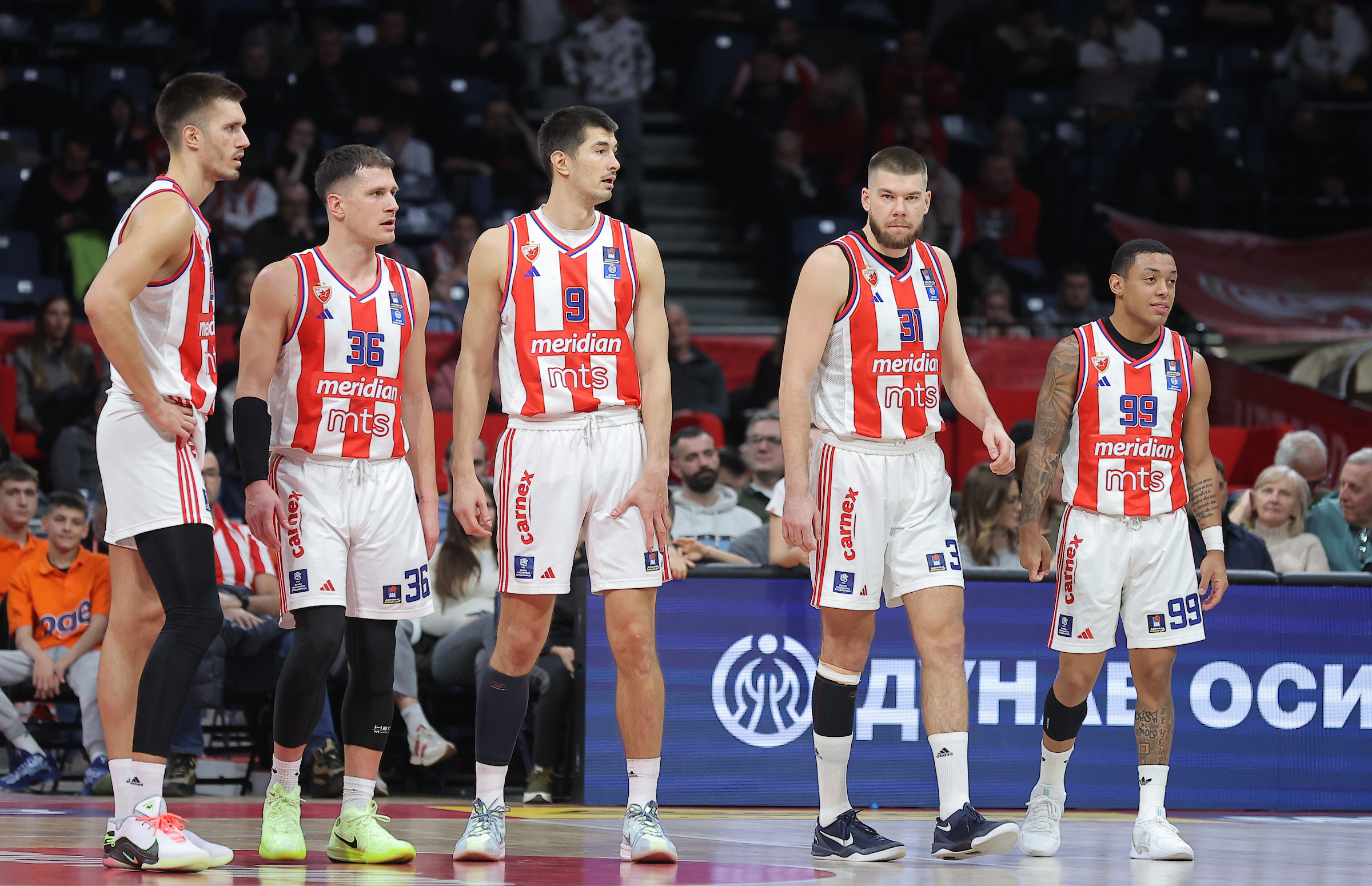 Crvena Zvezda v Dubai, ABA League basketball match