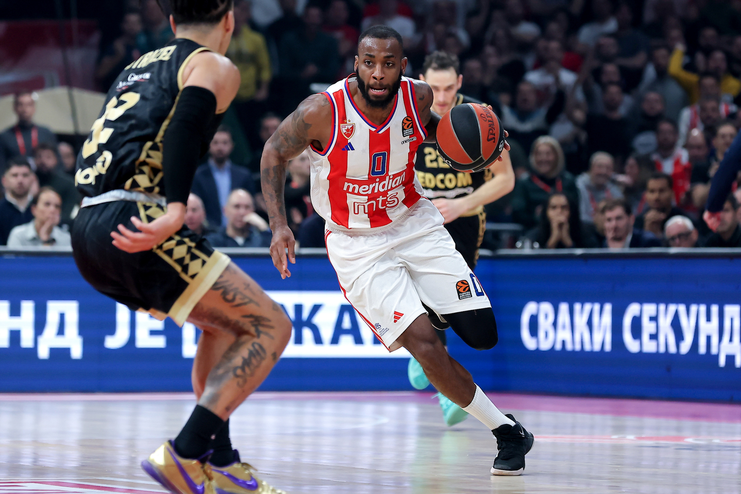 Crvena Zvezda v Monaco, Euroleague basketball match, regular season, round 22