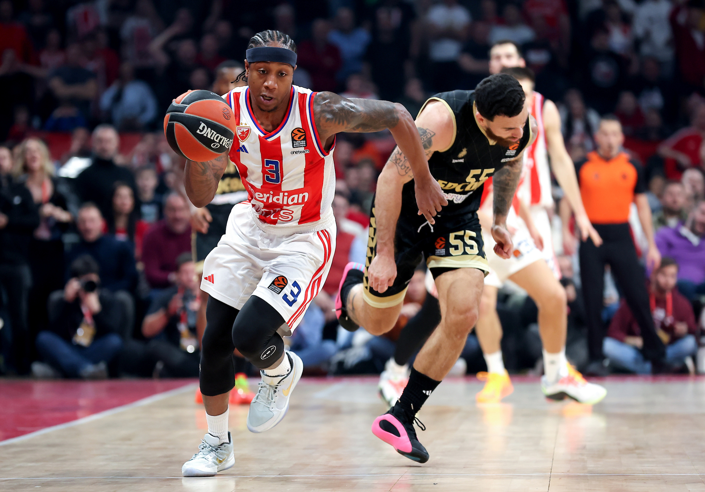 Crvena Zvezda v Monaco, Euroleague basketball match, regular season, round 22