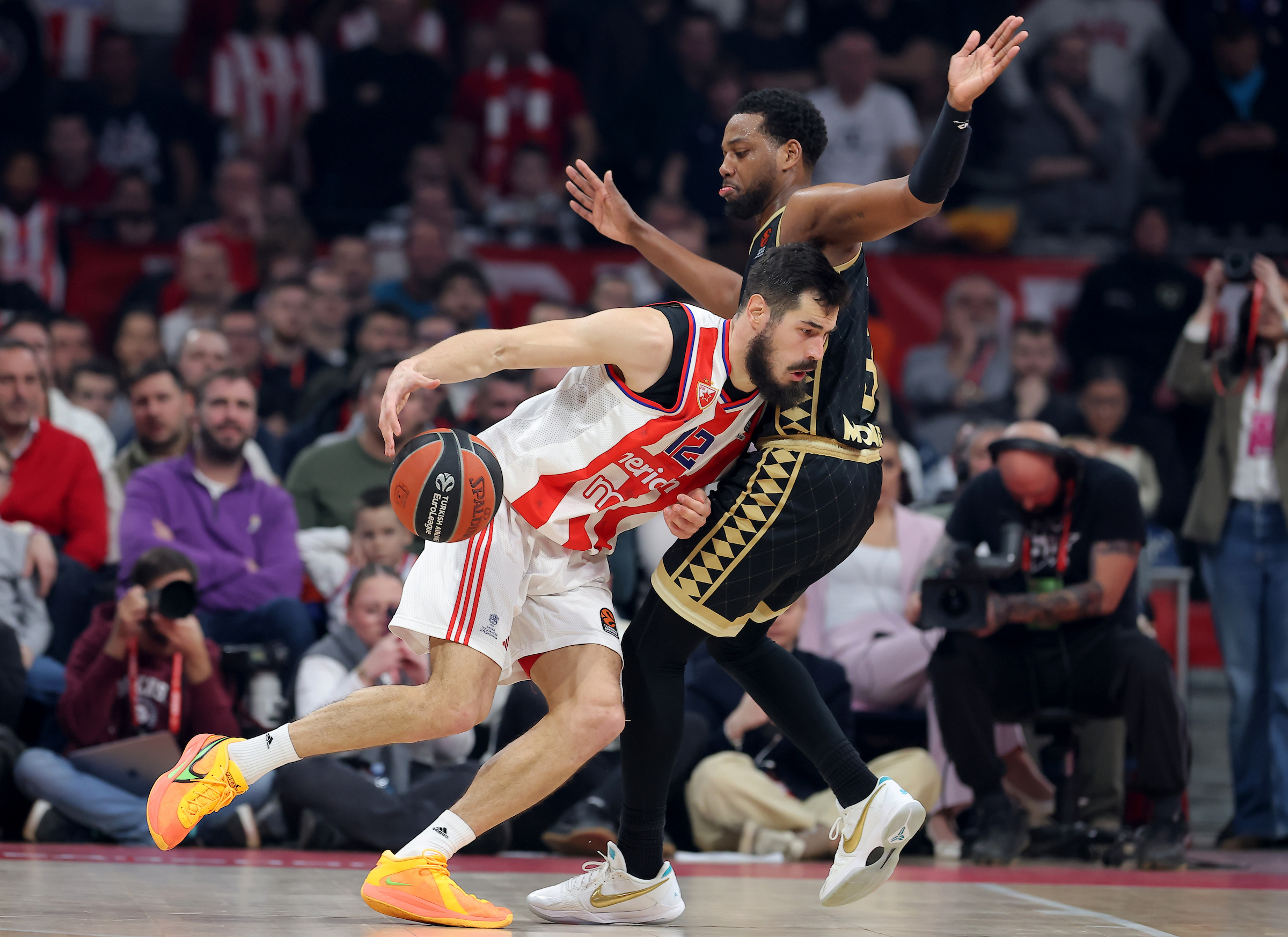 Crvena Zvezda v Monaco, Euroleague basketball match, regular season, round 22