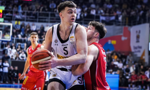 PARTIZAN SE MUČIO ALI SAVLADAO VOJVODINU: Crno-beli se plasirali u polufinale Kupa Radivoja Koraća! (VIDEO)