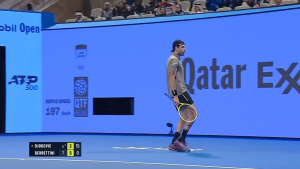 ĐOKOVIĆ IZGUBIO, ITALIJAN PRESREĆAN: Ovo sam hteo dugo vremena, čast mi je igrati sa njim!