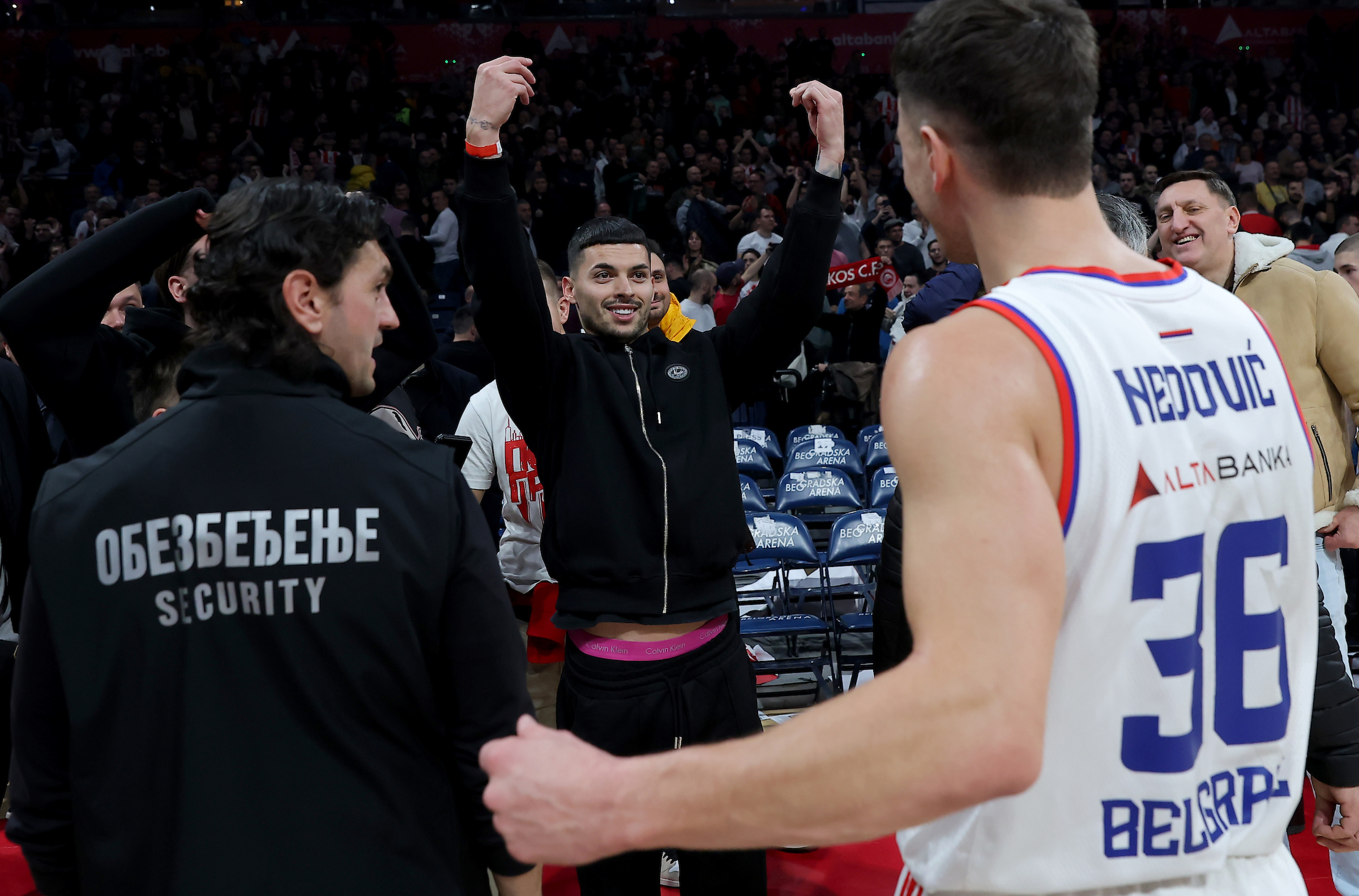 Crvena Zvezda v Olympiacos, Euroleague basketball match, regular season, round 15