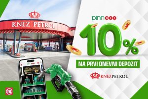 ADMIRALBET I KNEZ PETROL ČASTE – 10% BONUSA SVAKOG DANA  Brža dopuna, još brži bonus – preuzmite svojih 10% svakog dana!