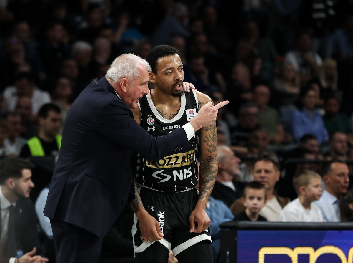 Partizan Mozzart Bet Belgrade v Dubai Basketball: Playoffs match 1 AdmiralBet ABA League 2024 2025 Partizan Mozzart Bet Belgrade v Dubai Basketball: Playoffs match 1 AdmiralBet ABA League 2024 2025