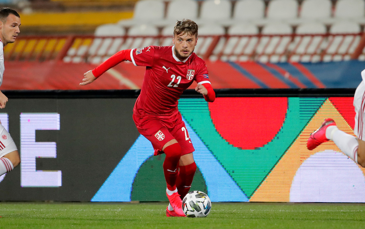 Liga nacija, UEFA, Nations League Serbia Hungary football fudbal Srbija Madjarska reprezentacija, national team, Beograd, Srbija, Oktobar 11, 2020. 11.10.2020. Liga nacija, UEFA, Nations League Serbia Hungary football fudbal Srbija Madjarska reprezentacija, national team, Beograd, Srbija, Oktobar 11, 2020. 11.10.2020.