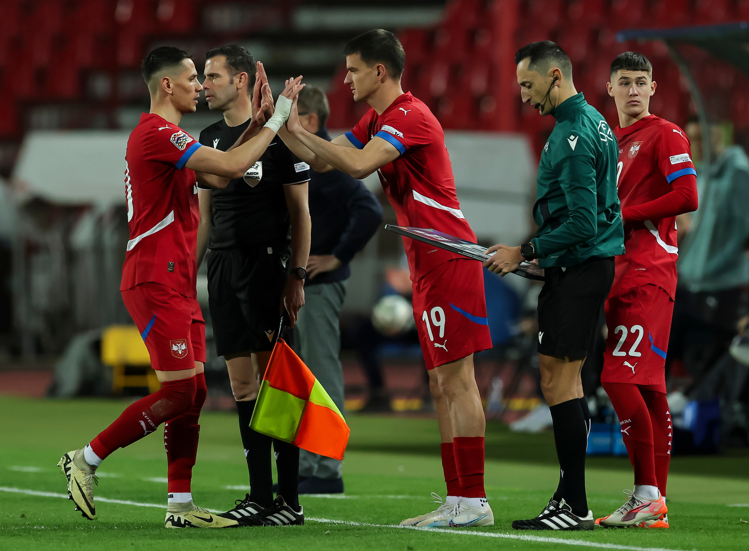 Serbia v Austria UEFA Nations League 2024/25 League A/B Play offs Second Leg Serbia v Austria UEFA Nations League 2024/25 League A/B Play offs Second Leg