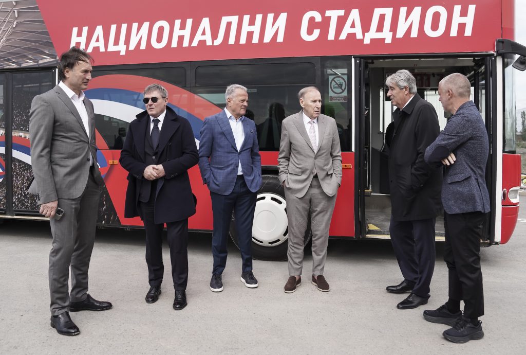 Polaganje kamena temeljca i pocetak nacionalnog izgradnje stadiona Surcinu