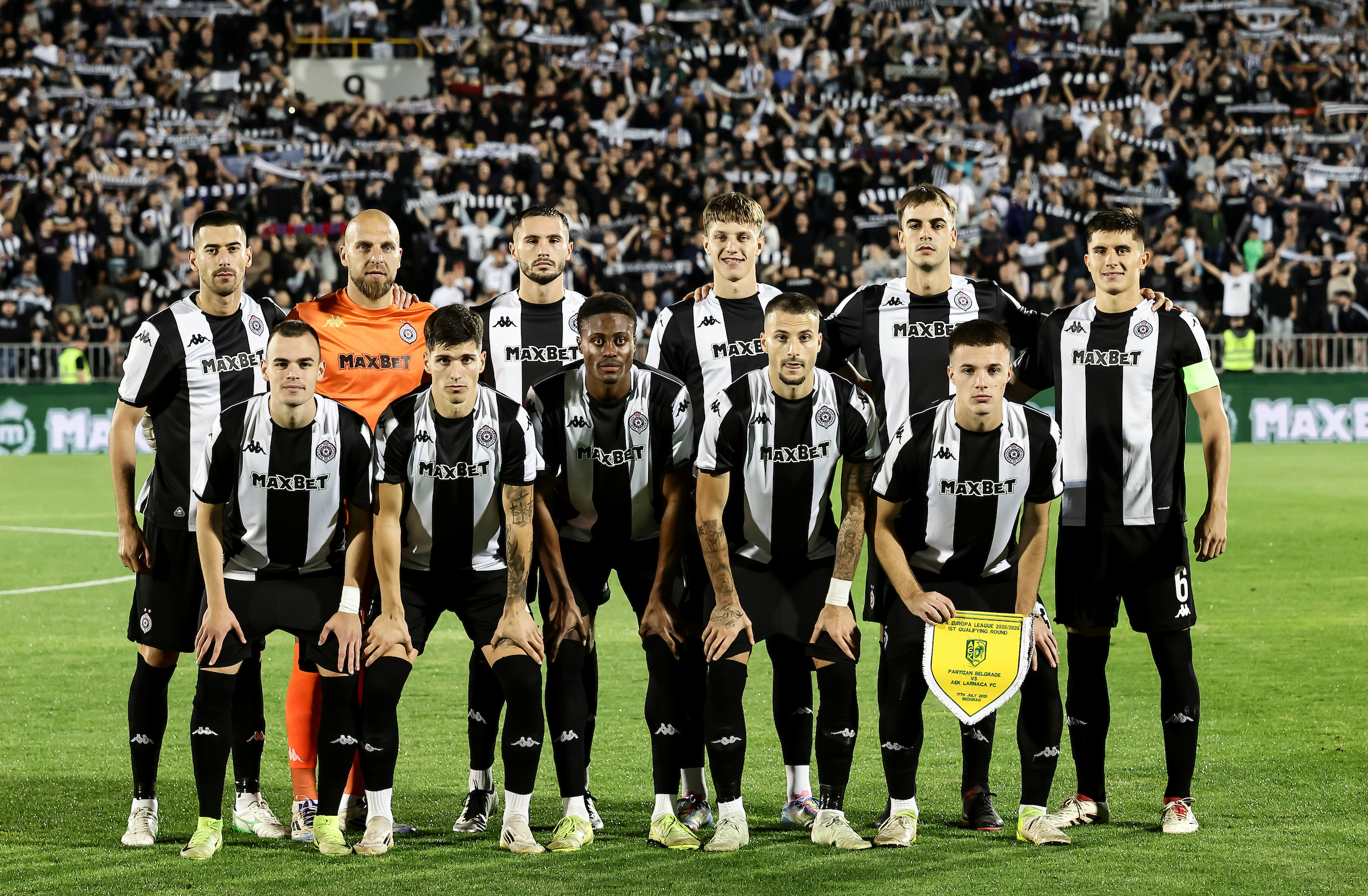 Partizan v AEK Larnaca UEFA Europa League 2025/26 First Qualifying Round Second Leg