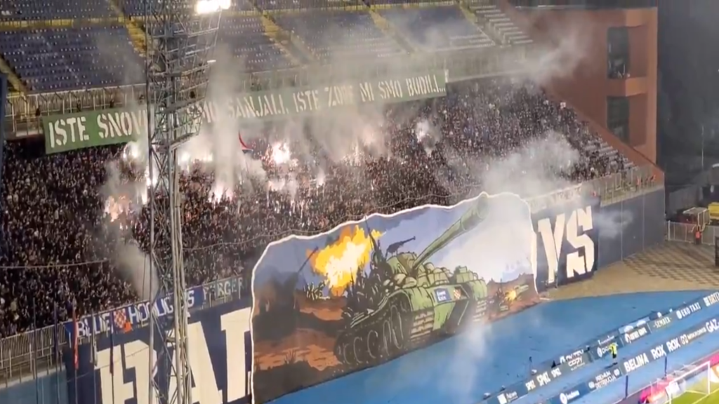 USTAŠKA ŠAHOVNICA I VUKOVARSKI TENK: Provokativna koreografija BBB!